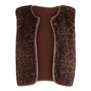 Jas ronde - hals Brown